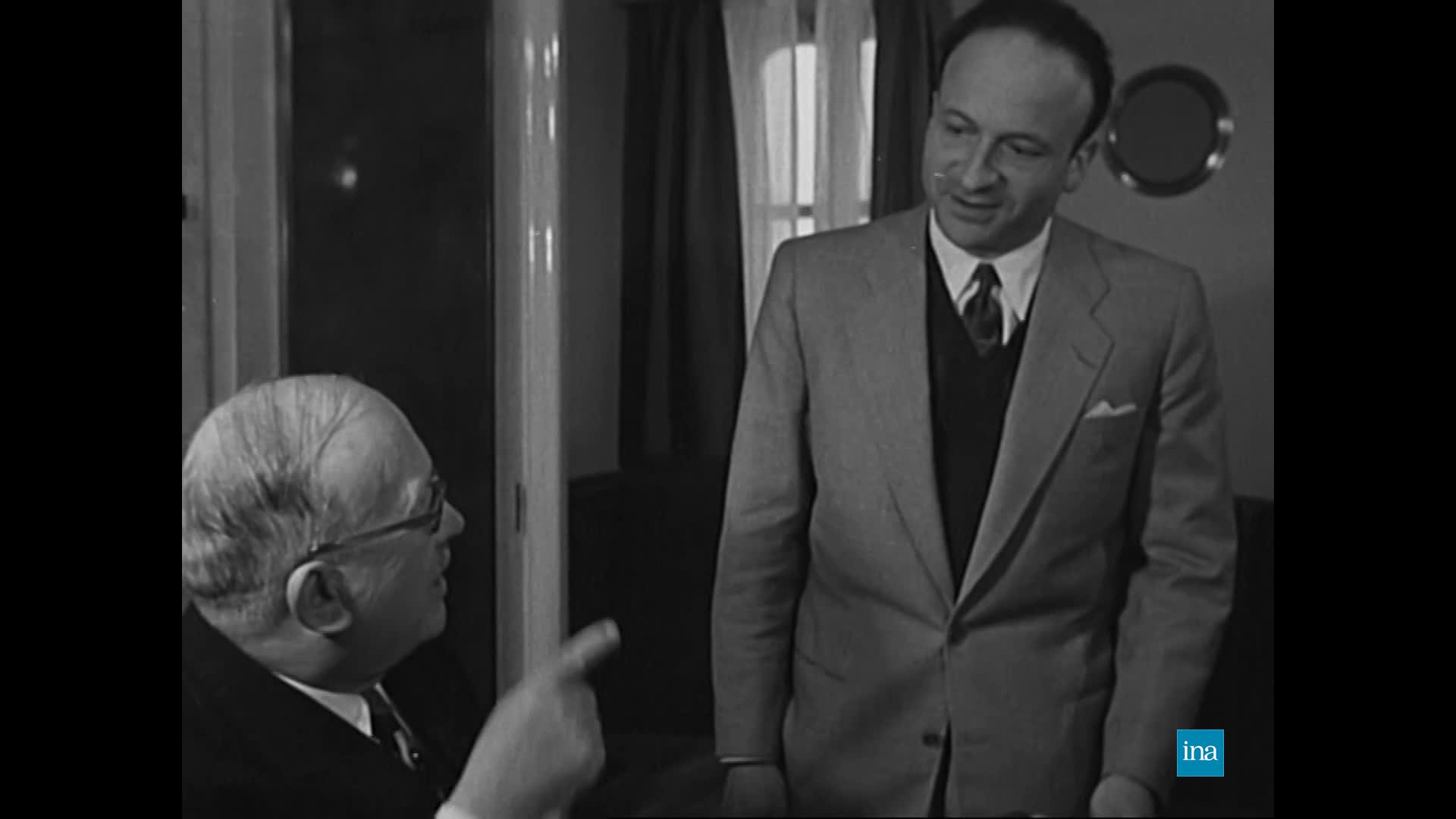 VOYAGE DU PRESIDENT AURIOL SUR L'"ILE DE FRANCE"
